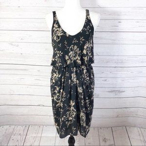 Aritzia T. Babaton sleeveless silk floral dress
